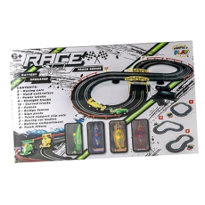 Battery Operated Race Track with Cars - 36 Piece